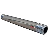 LASCO 32-0317 3/8-Inch by 5-Inch Chrome Plated Brass Pipe Nipple [並行輸入品]