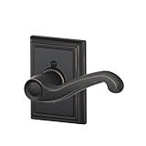 Schlage AddisonコレクションRight Hand Flair装飾トリムレバー F170-FLA-ADD-RH 1