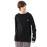 長袖Tシャツ 長袖 丸首 綿100％ ワンポイントロゴ刺繍 ロングスリーブTシャツ メンズベーシック C3-P401Z-090-XXL