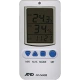 エー・アンド・デイ:A＆D 温度湿度アラーム付き温湿度計 AD-5640B 型式:AD-5640B