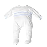 新生児カバーオール足付きパジャマ100 %コットンフリル付き1 pcベビーロンパースSleep & Play 3 ブルー 82751