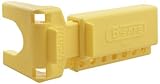 North Safety B-Safe Ball Valve Lockout, Yellow, 2" - 8" Valve Diameter (Pack of 1) [並行輸入品]
