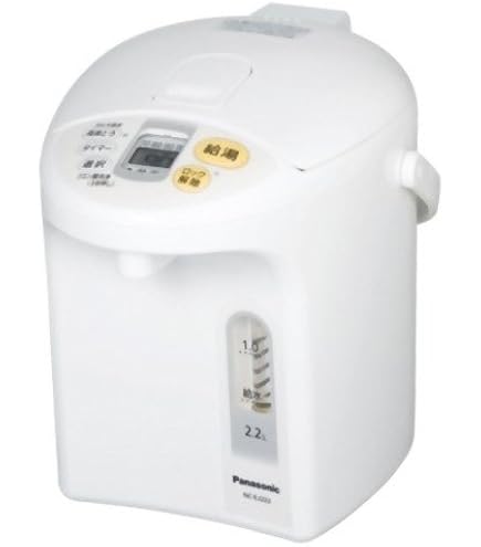 Amazon | パナソニック マイコン沸騰ジャーポット 2.2L ホワイト NC