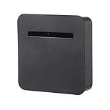 八番屋 キーボックス マグネット 玄関 ドア 鍵 収納 約W17×D4×H17cm ブラック