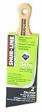 Shur-Line 55532N Premium Paint Brush, Poly/Nylon Blend Bristles, Angle w/Fine Tapered Tips, Solid Wo
