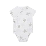 Aden+Anais エイデンアンドアネイ　SHORT SLEEVE BODY SUIT 　ショートスリーブ ボディスーツ　（サイズ：9-12m、カラー：...