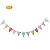 OYAN フラッグガーランド カラフル 6色