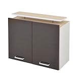 JKプラン モダンキッチンシリーズ75cm幅　上置き ダークブラウン kc-513-db