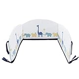 Rart すべての円形の通気性のあるベビーベッド バンパー, 赤ちゃんベビーベッド バンパーを厚く ユニセックス保育園ゆりかご装飾 無衝突ベビーベッド ベッド縁エッジ プロテクター-E 137x70c