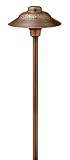 Hinkley Lighting 1403OC Small Solid Copper Essence Hammered Roof Path Light, 18 Watt T5 Wedge Base L