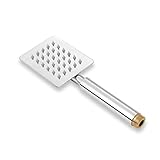 uxcell　シャワーヘッド　スクエア　超高圧　304ステンレス鋼　節水　シャワー 　 23x8cm