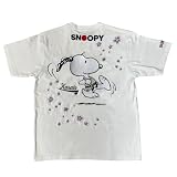 絡繰魂(カラクリダマシイ) スヌーピー コラボ 和柄 Tシャツ メンズ 半袖 252075-10ホワイト-L