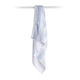 lulujo Baby Childhood Blanket, Blue Bold Stripe, 38 x 38 by lulujo Baby [並行輸入品]