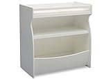 Delta Children 2-in-1 Changing Table and Storage Unit, Bianca [並行輸入品]