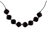 Chew-Choos 'Sweet pea' Silicone Teething Necklace (Black) by Chew-Choos