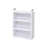 JK MEMORIA 棚板が1cmピッチで可動する 薄型オープン上置き幅41.5 FRM-0103WH