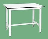 直送品 サカエ SAKAE 軽量高さ調整作業台(パールホワイト) TKK8-127LW
