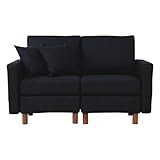 カスタマイズソファ【-Connect-コネクト】（2人掛けタイプ）ブラック