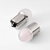 Takenous 竹村商会 S25 LED シングル アンバー BA15s ルミナスルーセントバルブ バスマーカー用 トラック用品 2個セット (アンバー)