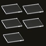 アクリル角 [5枚セット] 30mm×30mm×厚み5.0mm 30mm角 3cm クリア 日本製 四角 角 正方形 スクエア 透明