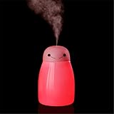 Ruanyi 漫画ナイトランプ加湿器ホームオフィスデスクトップUSBミニ加湿器（1PCS） ( 色 : Pink )