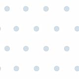 チェサピークKenleyライトブルー水玉壁紙