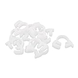 uxcell　ホースクランプ　ホースバンド　パイプファスナー　プラスチック　調整可能　10.4-11.5mm範囲　10個入り