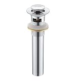 Homgeek ドレン水切りストッパー 配管パーツ 高品質 バス ルーム キッチン 洗面所 シンク流域 ポッピングアップ 銅 オーバーフロー