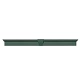 Buildersエッジ060010665028 65 5 / 8 " x 6 "フラットパネルウィンドウヘッダー028、フォレストグリーン