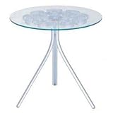 あずま工芸 サイドテーブル シルバーSST-315SL