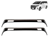DodoxDIY 適用 新型 アルファード40系 ヴェルファイア 40系 カスタム アクセサリー パーツ 専用車種 室内装 用品 グッズ インテリア バックシートハンドルトリム ガーニッシュ パネル カバー ローズゴールド+ピアノブラック ツートン