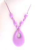 Silli Me Jewels: Gumdrops - 28 Chewable Teething Necklace with Oval and 9mm Beads with 'Gumdrop' Pen
