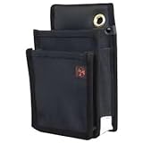 鳶壱 帆布製工具腰袋 ミニ 黒 ※取寄品 111-BK