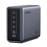 UGREEN Nexode 500W GaN卓上急速充電器 PD3.1 単ポート最大240W 6ポート(5C 1A) 高出力 PC スマホ対応 PSE適合 X759