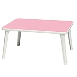 折りたたみ式 ペイントテーブル 鏡面 テーブル お絵描き出来る カラー：パステルピンク