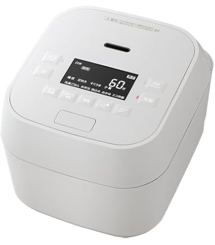 Amazon | RC-10VXT-W(グランホワイト) 炎匠炊き 真空圧力IHジャー炊飯