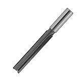 uxcell ストレートルータービット　ダブルフルート　 ルータービットツール　シルバートーン