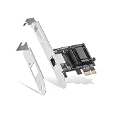 5G PCIe ネットワークアダプター RTL8126 5G/2.5G/1G/100Mbps Binardat イーサネットカード RJ45 LANコントローラー ロープロファイル付き Windows 11/10 Linux用 PXE対応