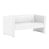 arne ソファー 2人掛け 肘付き 布張り ダイニング リビング プチコンパクトソファ 2P ⑧クロコWH ホワイト