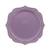 EAST table(イーストテーブル) プレート 23cm ラフィネ ブラン 15th パープル 日本製 大皿 洋食器 レンジ対応 食洗器対応 31-023-01