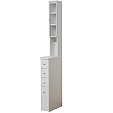 ライフスタイリングショップ キッチンラック すきま収納 幅15cm 台所収納 スリムラック 木製 KS-31M KS-31M