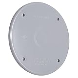 Hubbell-Bell PBC300GY Weatherproof Nonmetallic Device Cover, Blank, Round, Gray [並行輸入品]