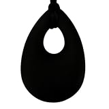 Deeyee Baby Silicone Teething Nursing Necklace Jewelry - BPA Free and FDA Approved - Angel Tear - Bl