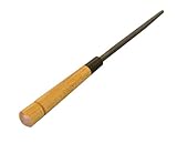 ツボワカ 鉄工ヤスリ 木柄付 角 E-4 中目