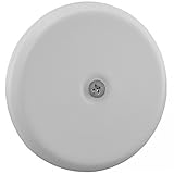 Jones Stephens Corporation C95005 High Impact Plastic 5 1/4' Flat Design Cleanout Cover Plate, White