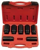 Sunex International 2839 7 pc. Deep Spindle Axle Nut Socket Set [並行輸入品]
