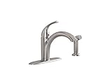 American Standard 4433.001.075 Quince Single Lever Handle Kitchen Faucet with Side Spray, Stainless 