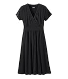 [エルエルビーン] ウィメンズ サマー・ニット・ドレス 半袖 ジャパン・フィット XSサイズ Black ブラック ０ＵＳＢ８１０００１