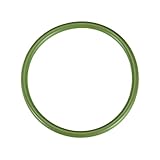 uxcell フッ素ゴムOリング FKMシールガスケット 機械配管用 90 mm外径 80 mm内径 5 mm幅 グリーン 1個