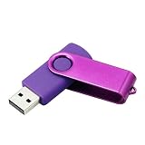 8GB 回転3.0 USBフラッシュドライブペンドライブデータストレージサムドライブメモリスティックUSBドライブUSBスティックUSB 3.0フラッシュドライブ - 紫の